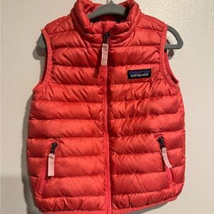 Patagonia Kids' Vibrant Red Quilted Vest